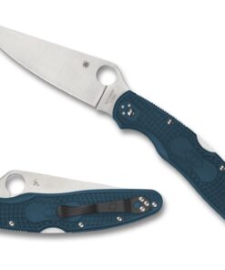 Spyderco C07FP4K390 Police 4 Blue Lightweight K390 PlainEdge