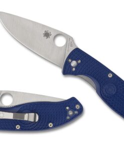 Spyderco C122PBL Tenacious Blue Lightweight CPM S35VN PlainEdge