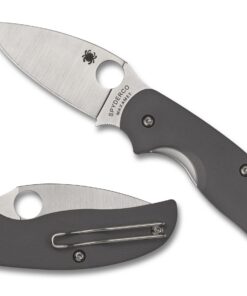 Spyderco C123GPGY Sage 1 G-10 Cool Gray Maxamet PlainEdge
