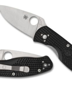 Spyderco C136PBK Persistence Lightweight Folding Knife Plain Blade