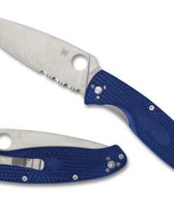 Spyderco C142PSBL Resilience Lightweight Blue FRN Handles, CPM-S35VN Blade