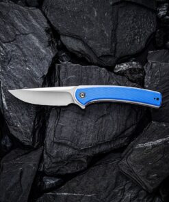 We Knife - CIVIVI Asticus Liner Lock Knife Blue G-10 (3.8" Satin)