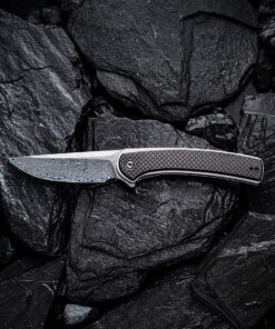 We Knife Company - CIVIVI Asticus Liner Lock Knife CF/ G-10 (3.8" Damascus)