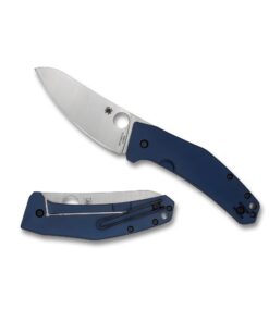 Spyderco C211TIPBL SpydieChef Blue Ti Plainedge Knife KnifeJoy Exclusive