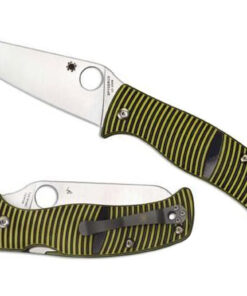 Spyderco C217GPSF Caribbean Sheepsfoot G-10 LC200N PlainEdge