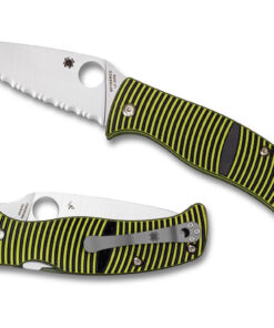 Spyderco C217GS Caribbean G-10 LC200N SpyderEdge Leaf