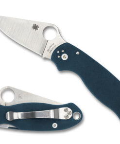 Spyderco C223GPCBL Para 3 Compression Lock Folder Plain CPM SPY27 Blade with Cobalt Blue G10 Handles