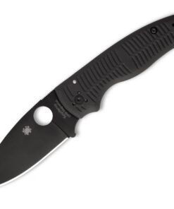 Spyderco C229GMCBKP Shaman Salt Black Magnacut Blade with Black G10 Handles and Spyderco Compression Lock