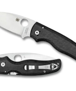 Spyderco C229GP Shaman Satin Blade with Black G-10