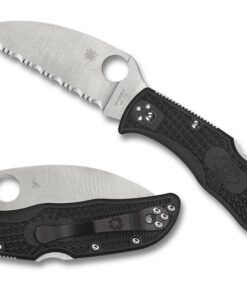 Spyderco C243FSWCBK Endela FRN Lightweight Wharncliffe SpyderEdge Blade Knife