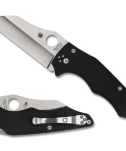 Spyderco C253CFP YoJumbo Folder Sprint Run CPM S90V Plain Blade with Textured Carbon Fiber Handles