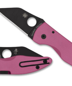 Spyderco C264GPNBKP MicroJimbo Pink G-10 Black Blade SPRINT