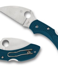 Spyderco C28F2WK390 Dragonfly 2 Lightweight Wharncliffe Knife Blue FRN (2.3" Satin)