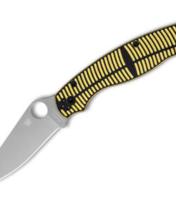 Spyderco C36GBKYLMCP2 MILITARY™ 2 SALT CPM MAGNACUT PLAIN EDGE COMPRESSION LOCK with YELLOW/BLACK G10