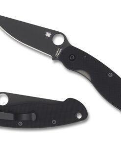 Spyderco C36GPBK MILITARY™ Model Black G-10 /Black Plain Edge (S30V)
