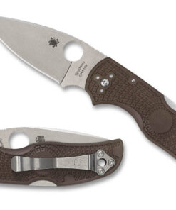 Spyderco C41PBN15V5 Native 5 Lightweight Brown CPM 15V SPRINT