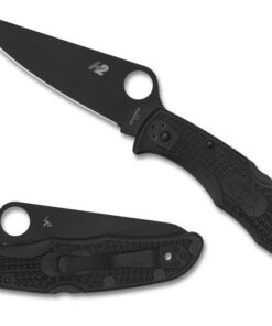 Spyderco C91PBBK2 Pacific Salt 2 Plain Edge, Black Blade