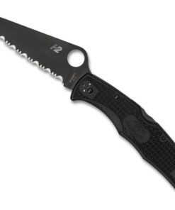 Spyderco C91SBBK2 Pacific Salt 2 Spyder Edge, Black Blade