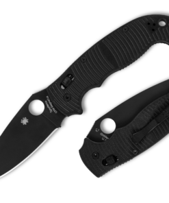 Spyderco C95GMCBKP2 Manix 2 XL Salt Folder with Magnacut PlainEdge Blade and Black G10 Handles