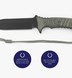 Chris Reeve Knives Pacific Clip Point Non-Serrated Black