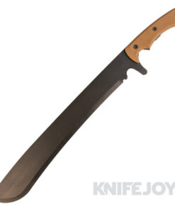 Medford Knives Machete S7 Nitride Blade with Coyote G10 Handles/ PVD Hardware/ Leather Sheath- KJ Exclusive