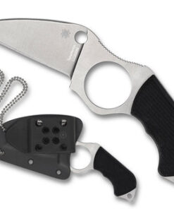 Spyderco FB14P5 Swick 5 Large Plain Edge Black G-10 Knife