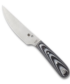 Spyderco FB46GP Bow River Black/Gray G-10 Plain Edge Knife