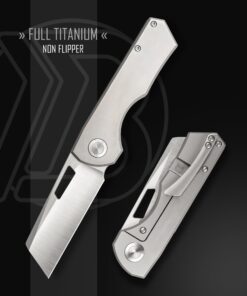 Brian Brown Knives Yeager-M NON-Flipper KnifeJoy Exclusive Full Titanium Knife