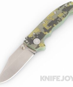Demko Knives AD20 KnifeJoy Exclusive Bowie 20CV No Slot Blade with Camo Number 4 G10 Handles