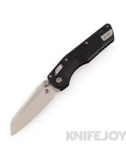MICROTECH Standard Issue 210M-10FR MSI Mini RAM-LOK Folder Single Edge Stonewash Standard Blade with Frag Aluminum Handles