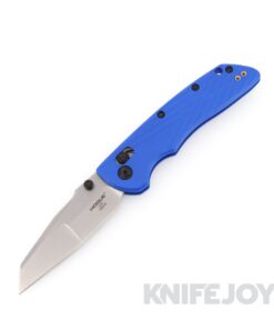 Hogue HOGK24363 Deka ABLE Lock™ Folder Wharncliffe Blade Tumbled Finish with Blue Polymer Handles