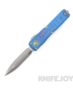MICROTECH 1122-10FOS Ultratech Gen III ZBP OTF Auto Double Edge Apocalyptic Blade with Serialized Fallout Vault-Tec Handles