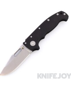 Demko Knives MGAD20 V1 Clip Point 3V Blade with Black Textured G10 Handles