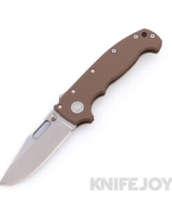 Demko Knives MGAD20 V1 Clip Point 3V Blade with Earth Textured G10 Handles