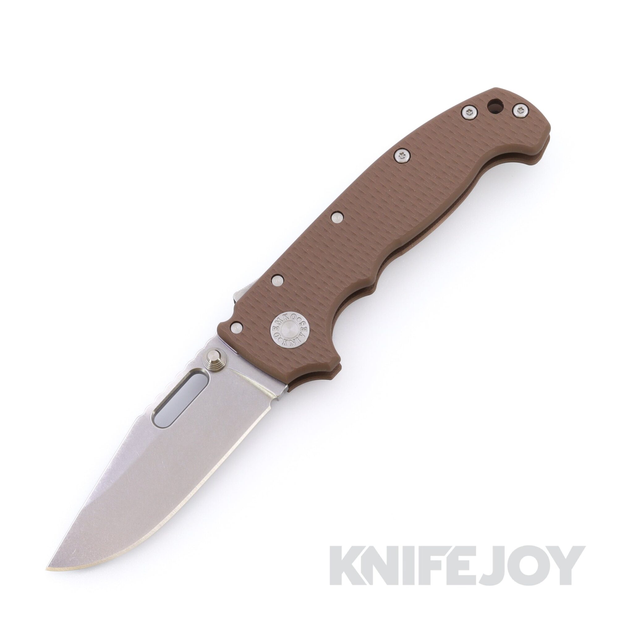 Demko Knives MGAD20 V1 Clip Point 3V Blade with Earth Textured G10 Handles