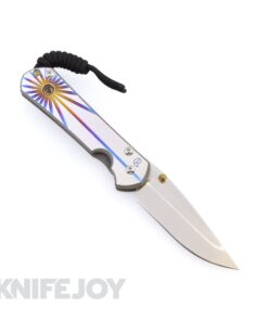 Chris Reeve Knives Small Sebenza 31 Left Hand Drop Point MagnaCut Blade - Unique Design with Citrine