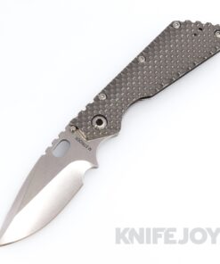 Mick Strider Custom Knives XL Hand Ground S35VN Spearpoint Blade with Double Gunner Grip Titanium Handles