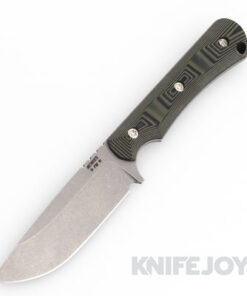 McNees Knives PM Ridge Runner Atomic Stonewash 3V Blade and Atomic Camo G10 Handles