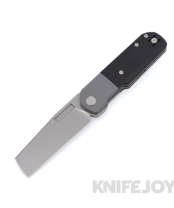 Vero Engineering Avid 2 Stonewash S45VN Cleaver Blade with Grey / Black G10 Handles