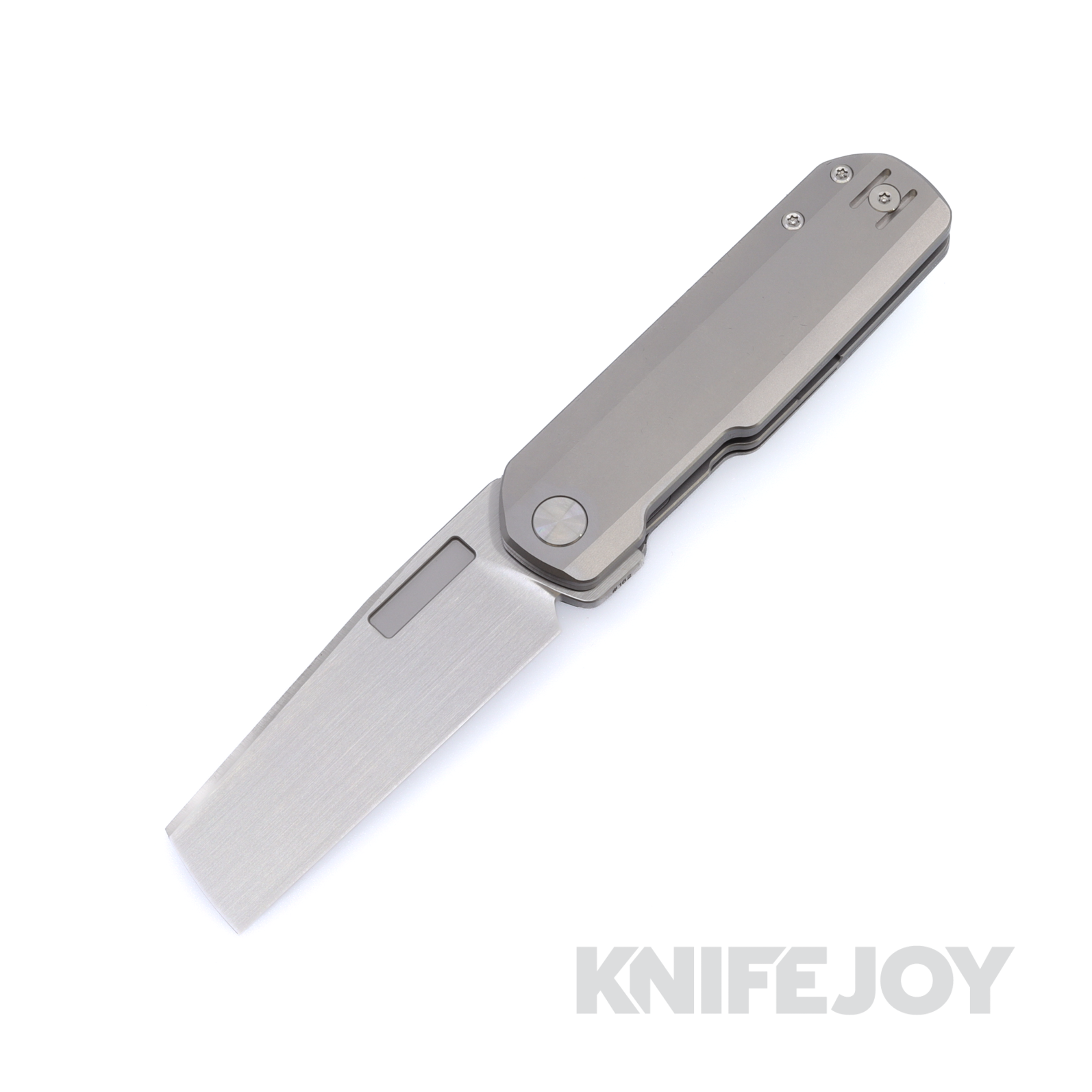 Vero Engineering Avid 2 Hand Satin S45VN Cleaver Blade with Titanium Handles