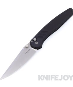 Pro-Tech x Peace Neighbor PN1101 Avalon Stonewash Magnacut Blade with Knurled Black Aluminum Handles