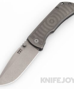 McNees Knives PM Mac2 3.5" Matte Stonewash Magnacut Shockwave Milled Handles
