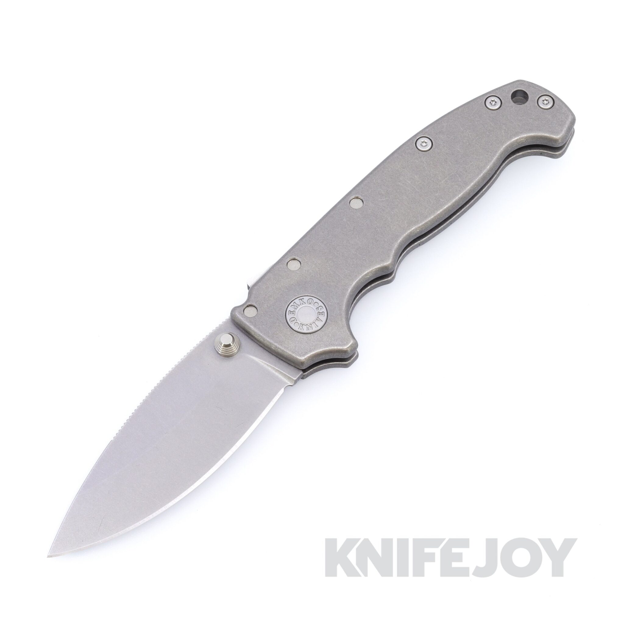 Demko Knives MGAD20S MagnaCut Barong Blade with Smooth Titanium Handles