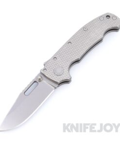 Demko Knives MGAD20 V1 Clip Point 3V Blade with K1 Textured Titanium Handles