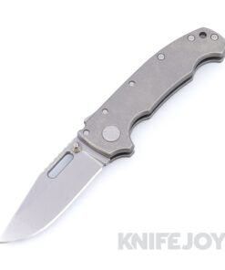 Demko Knives MGAD20 V1 Clip Point 3V Blade with K1 Smooth Titanium Handles