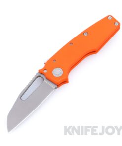 Demko Knives MGAD22 Sharks Foot MagnaCut Blade with Orange G10 Handles