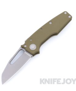Demko Knives MGAD22 Sharks Foot MagnaCut Blade with OD Green G10 Handles