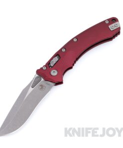 MICROTECH 137RL-10APFLMR Amphibian RAM-LOK Folder Apocalyptic Standard Blade with Fluted Merlot Aluminum Handles