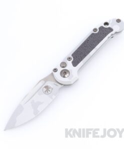 MICROTECH 1135-1LPACS-D22 Auto L.U.D.T. GEN III Auto Signature Series Arctic Camo Blade with Arctic Camo Pattern Aluminum Handles and Gray Textured Inlays