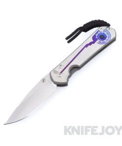 Chris Reeve Knives Small Sebenza 31 Drop Point Magnacut Blade Unique - Design with Amethyst